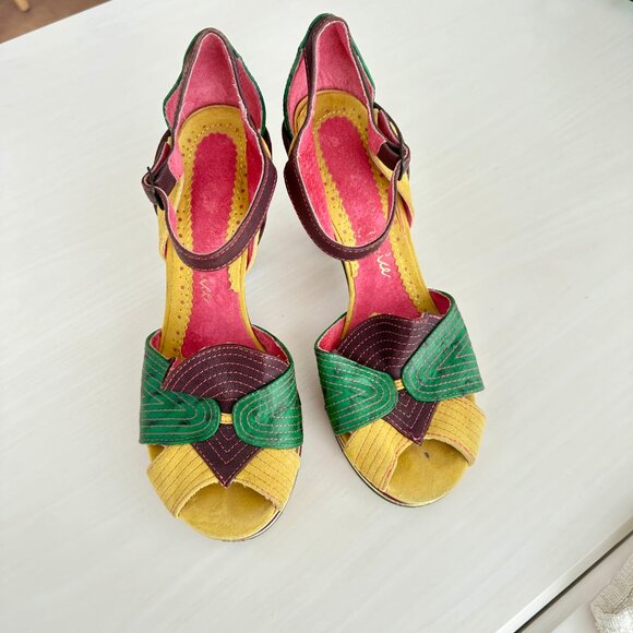 Irregular Choice Mardi Gras Heels US10/EUR41 - Picture 10 of 14
